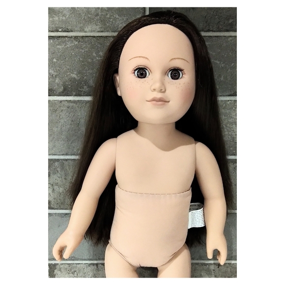 Cititoy My Life As 18" Outdoorsy Doll with Bonus Strawberry Print Umbrella - Picture 3 of 16